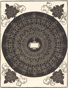 Den andre knuten (med en avlang tablett) av Albrecht Dürer