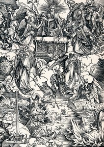 De syv trompetene er gitt til englene, 1498 1906. av Albrecht Dürer