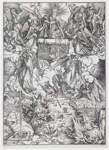 De syv trompetene, fra "The Apocalypse" av Albrecht Dürer