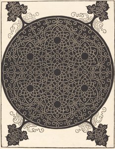 Den sjette knuten (som kombinerer syv små systemer av knuter med svarte sentre) av Albrecht Dürer