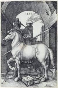 Den lille hesten, 1505 av Albrecht Dürer