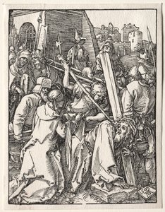 Den lille lidenskapen: Kristus som bærer korset av Albrecht Dürer