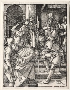 Den lille lidenskapen: Kristus før Annas av Albrecht Dürer