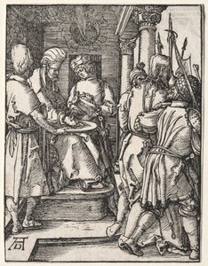 Den lille lidenskapen: Pilatus vasker hendene av Albrecht Dürer