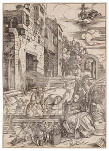 The Journ of the Holy Family in Egypt, fra The Life of the Virgin, ca. 1504. av Albrecht Dürer