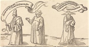 Læreren, presten og forsynet av Albrecht Dürer