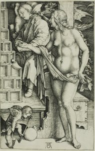 The Temptation of the Idler (The Dream of the Doctor) av Albrecht Dürer