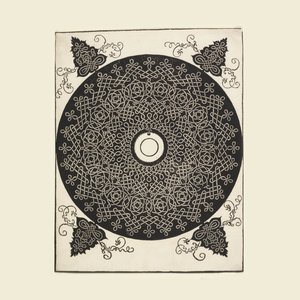 Den tredje knuten (interlace-mønster med hvit medaljong) av Albrecht Dürer