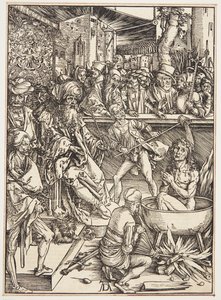 Torturen av St. Johannes evangelisten av Albrecht Dürer