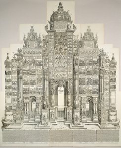 The Triumphal Arch of Maximilian, 1515 1799-utgaven. av Albrecht Dürer