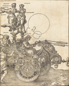 The Triumphal Chariot of Maximilian I (The Great Triumphal Car) [plate 2 av 8] av Albrecht Dürer