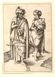 Den tyrkiske familien av Albrecht Dürer