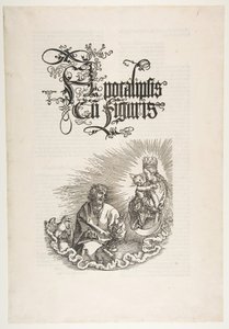 Jomfruen som vises for Johannes, fra The Apocalypse.n.d. av Albrecht Dürer