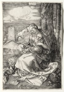 Jomfruen og barnet med pæren av Albrecht Dürer