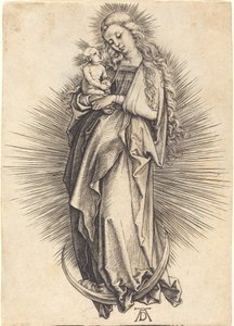 Jomfruen på halvmånen av Albrecht Dürer