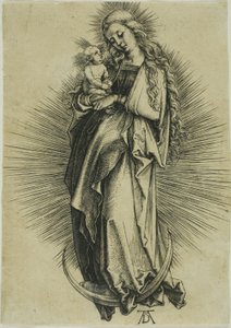 Jomfruen på halvmånen av Albrecht Dürer