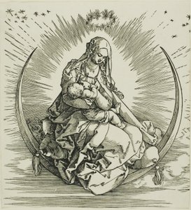 The Virgin on the Crescent, fra The Life of the Virgin av Albrecht Dürer