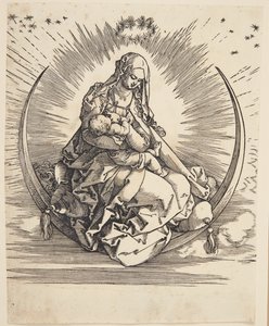 Jomfruen på halvmånen av Albrecht Dürer
