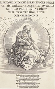 Jomfruen på halvmånen av Albrecht Dürer
