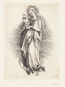 Jomfruen på halvmånen av Albrecht Dürer