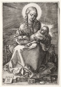 Jomfruen med det svøpte barnet av Albrecht Dürer