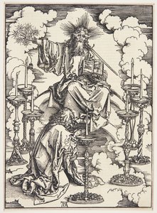 Visjonen om de syv lysestakene av Albrecht Dürer