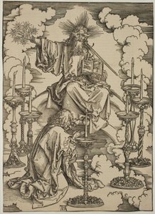 Visjonen om de syv lysestakene av Albrecht Dürer