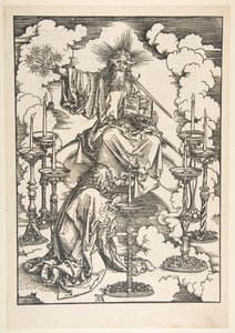 The Vision of the Seven Candlesticks, fra The Apocalypse.n.d. av Albrecht Dürer