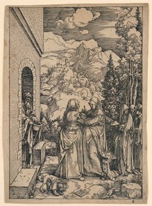 The Visitation, fra "The Life of the Virgin" av Albrecht Dürer