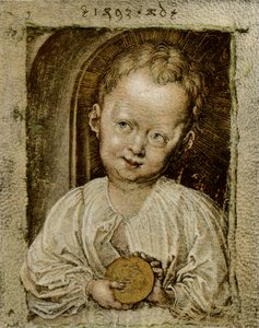 Gutten Jesus som frelser av Albrecht Dürer