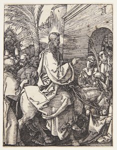 Inntoget i Jerusalem av Albrecht Dürer