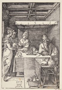 Hodet til døperen Johannes brakt til Herodias av Albrecht Dürer