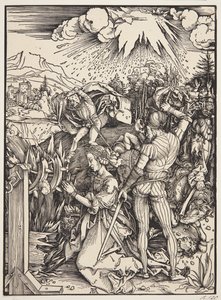 St. Katarinas martyrium av Albrecht Dürer