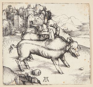 Den monstrøse purken til Landser av Albrecht Dürer
