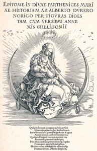 Tittelside til Jomfruens liv, 1511 1906 av Albrecht Dürer