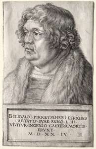Willibald Pirkheimer av Albrecht Dürer