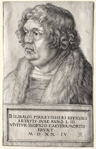 Willibald Pirkheimer, 1524. av Albrecht Dürer