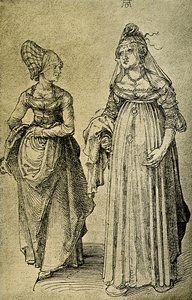 Kvinne fra Nürnberg og Venetian av Albrecht Dürer