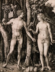 Adam og Eva av Albrecht Dürer