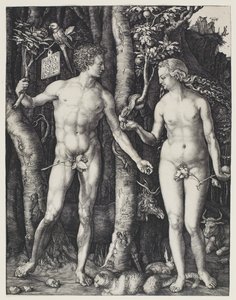 Adam og Eva av Albrecht Dürer