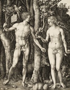 Adam og Eva av Albrecht Dürer
