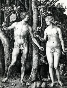 Adam og Eva av Albrecht Dürer