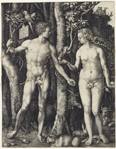Adam og Eva av Albrecht Dürer