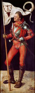 Altertavle Paumgartner: “” Saint Eustachius”” Maleri av Albrecht Durer (1471-1528) 1504 ca. Sol. 157x61 cm München, Alte Pinakothek av Albrecht Dürer