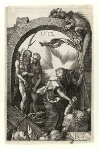 Kristus i Limbo (med Adam og Eva) av Albrecht Dürer