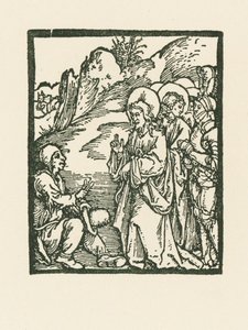 Kristus helbreder en spedalsk av Albrecht Dürer or Duerer