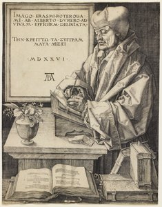 Erasmus av Rotterdam av Albrecht Dürer