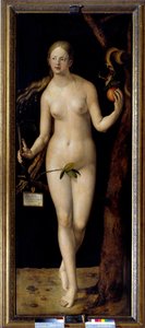 Eve-maleri av Albrecht Durer (1471-1528), olje på tre av Albrecht Dürer