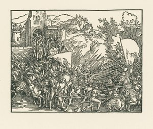 Holofernes kjemper mot jødene av Albrecht Dürer or Duerer