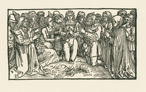 Menn og kvinner i bønn av Albrecht Dürer or Duerer